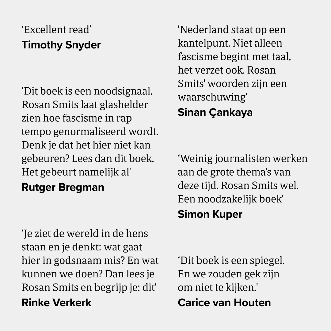 Dit is fascisme - Rosan Smits